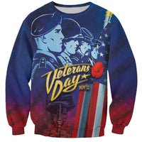 Veterans Day Military Never Forget Forever Honor Sweatshirt - Wonder Print Shop