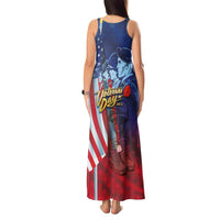 Veterans Day Military Never Forget Forever Honor Tank Maxi Dress - Wonder Print Shop