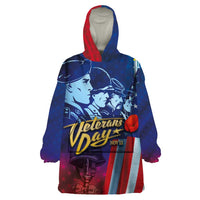 Veterans Day Military Never Forget Forever Honor Wearable Blanket Hoodie - Wonder Print Shop