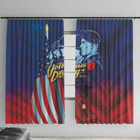 Veterans Day Military Never Forget Forever Honor Window Curtain - Wonder Print Shop