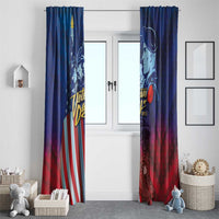Veterans Day Military Never Forget Forever Honor Window Curtain - Wonder Print Shop