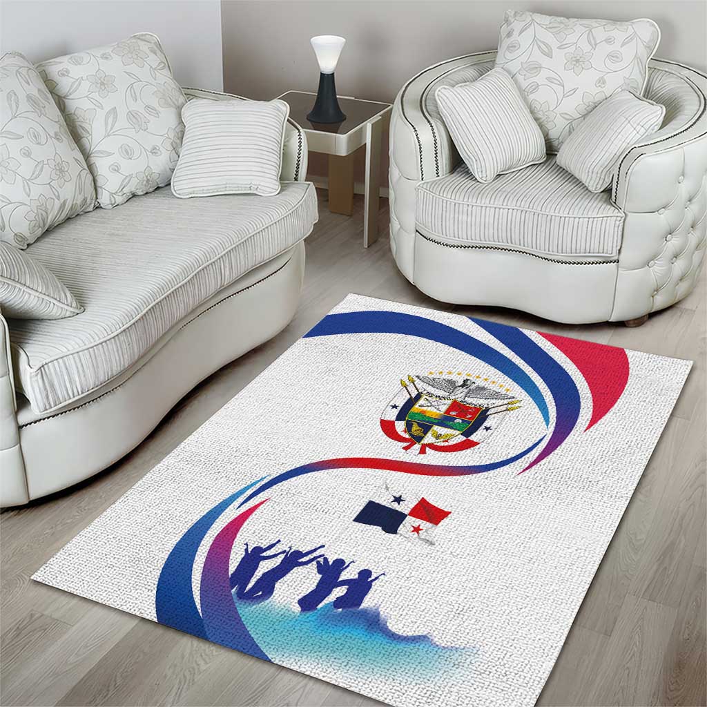 Panama Independence Day Area Rug Coat of Arms and Freedom - Wonder Print Shop