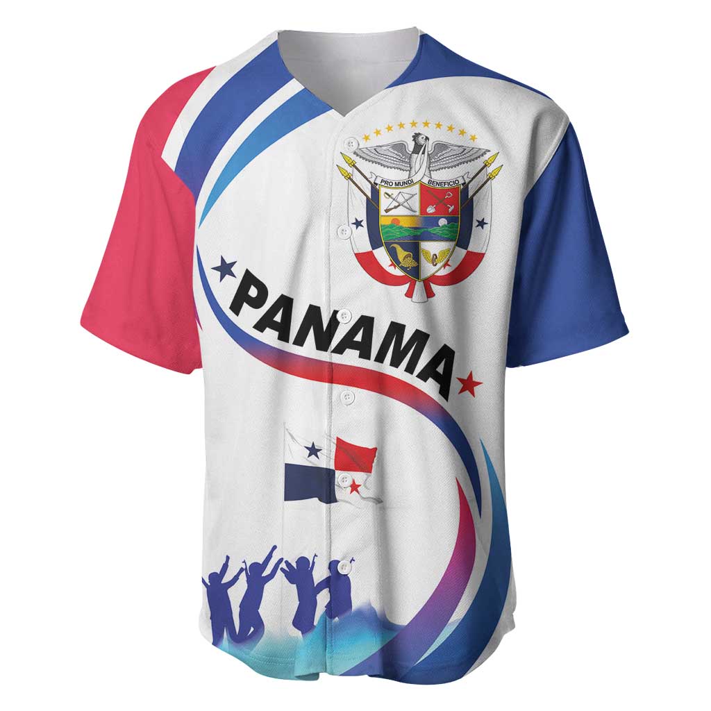 Panama Independence Day Baseball Jersey Coat of Arms and Freedom - Wonder Print Shop
