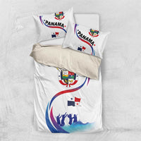 Panama Independence Day Bedding Set Coat of Arms and Freedom - Wonder Print Shop