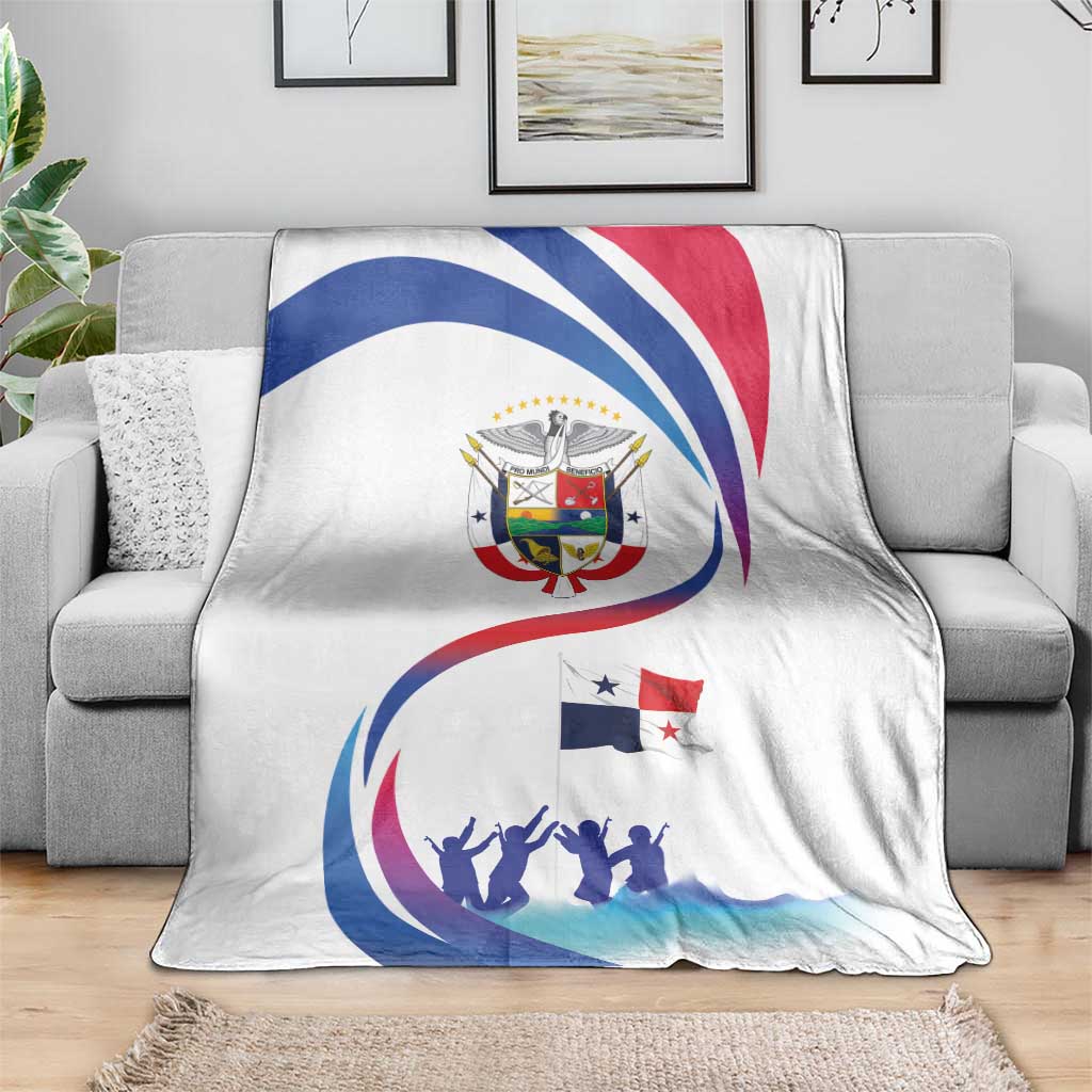 Panama Independence Day Blanket Coat of Arms and Freedom