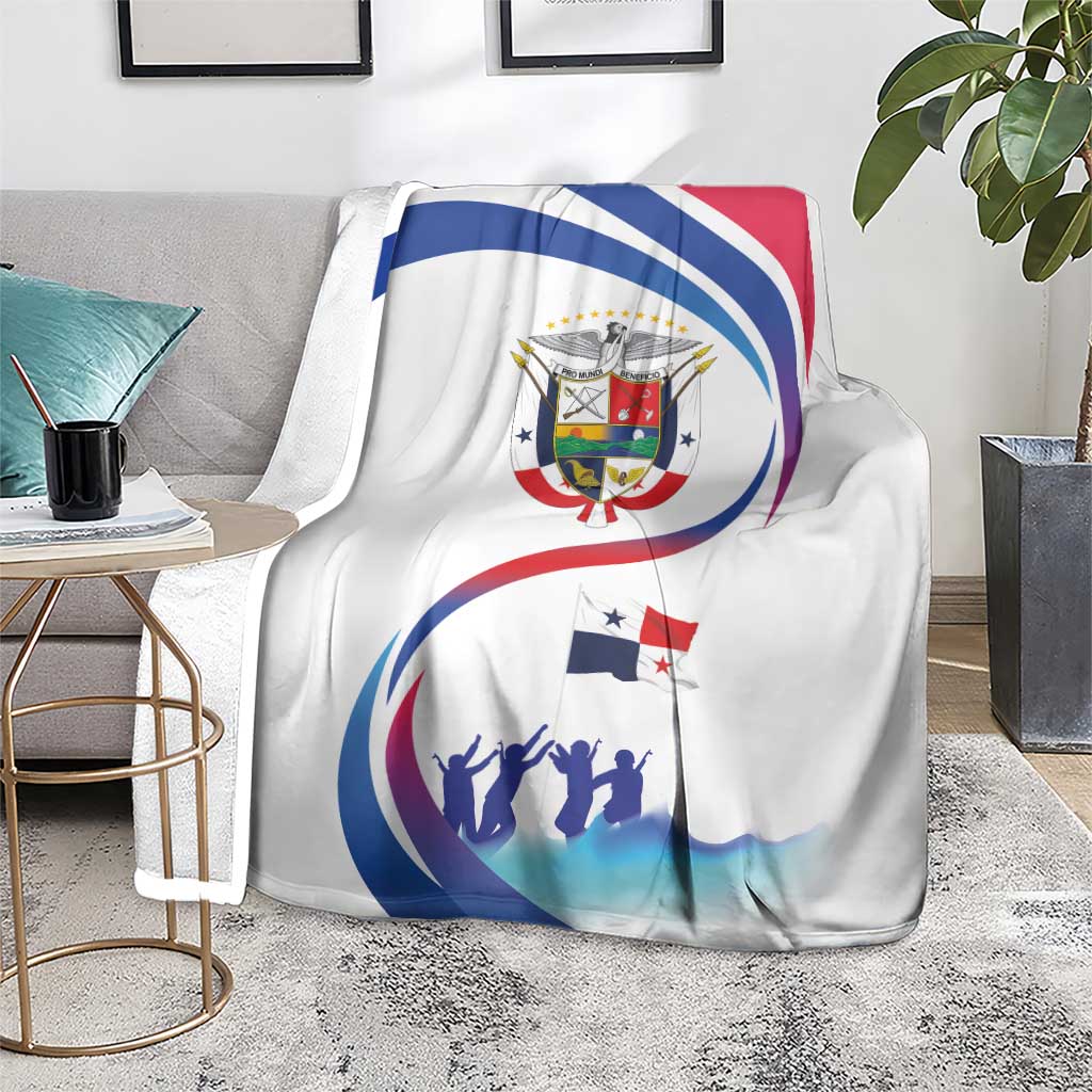 Panama Independence Day Blanket Coat of Arms and Freedom