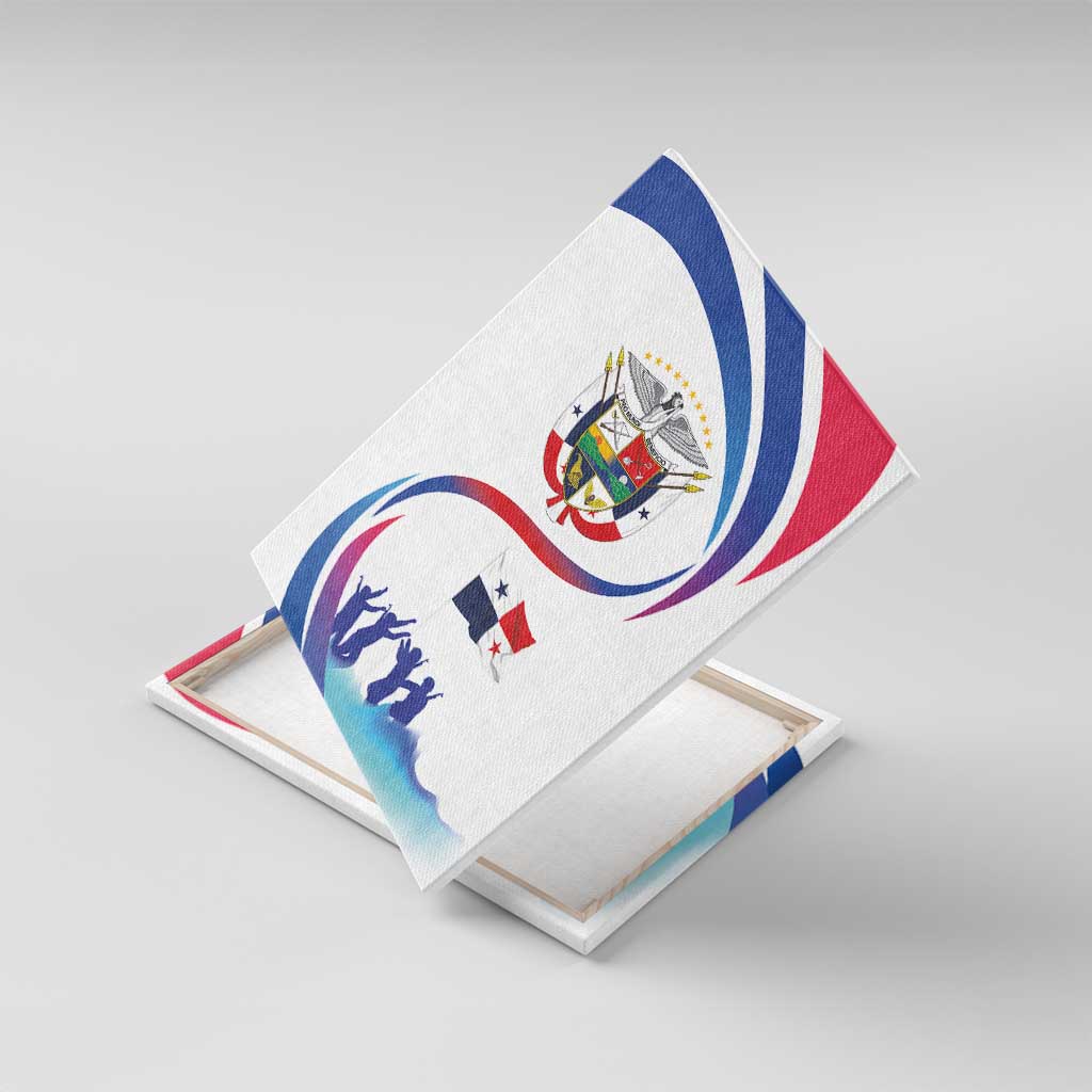 Panama Independence Day Canvas Wall Art Coat of Arms and Freedom - Wonder Print Shop
