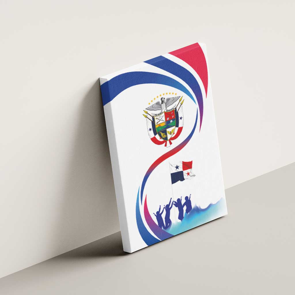 Panama Independence Day Canvas Wall Art Coat of Arms and Freedom - Wonder Print Shop