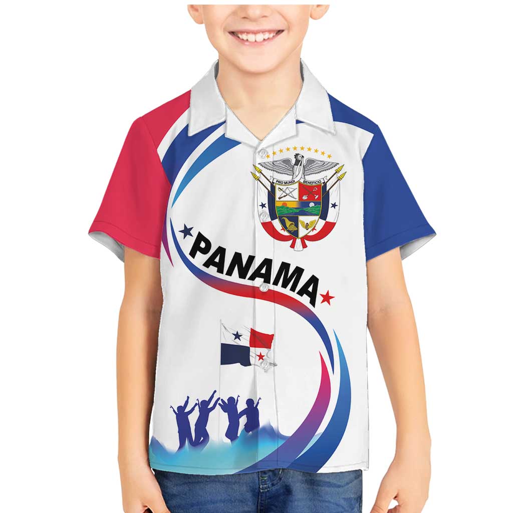 Panama Independence Day Family Matching Mermaid Dress and Hawaiian Shirt Coat of Arms and Freedom - Wonder Print Shop