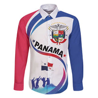 Panama Independence Day Family Matching Short Sleeve Bodycon Dress and Hawaiian Shirt Coat of Arms and Freedom - Wonder Print Shop