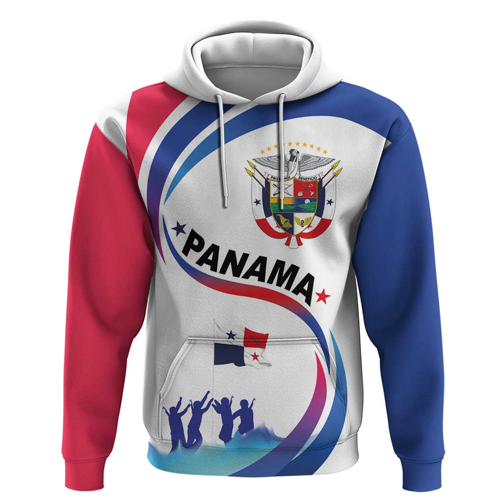 Panama Independence Day Hoodie Coat of Arms and Freedom - Wonder Print Shop