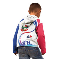 Panama Independence Day Kid Hoodie Coat of Arms and Freedom - Wonder Print Shop