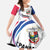 Panama Independence Day Kid Short Sleeve Dress Coat of Arms and Freedom - Wonder Print Shop