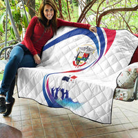 Panama Independence Day Quilt Coat of Arms and Freedom - Wonder Print Shop