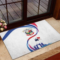 Panama Independence Day Rubber Doormat Coat of Arms and Freedom - Wonder Print Shop