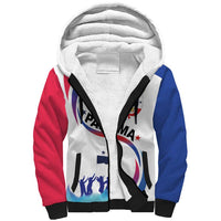 Panama Independence Day Sherpa Hoodie Coat of Arms and Freedom - Wonder Print Shop