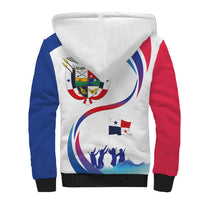 Panama Independence Day Sherpa Hoodie Coat of Arms and Freedom - Wonder Print Shop