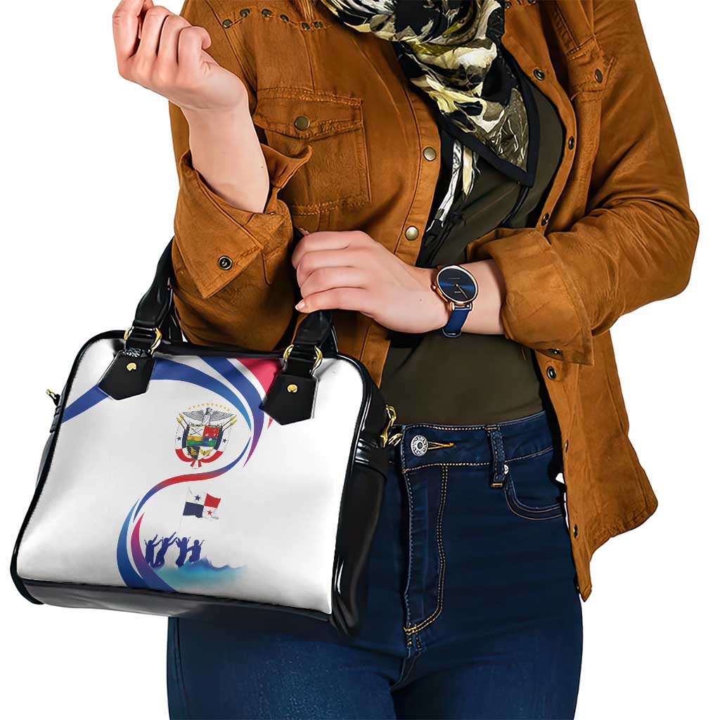 Panama Independence Day Shoulder Handbag Coat of Arms and Freedom