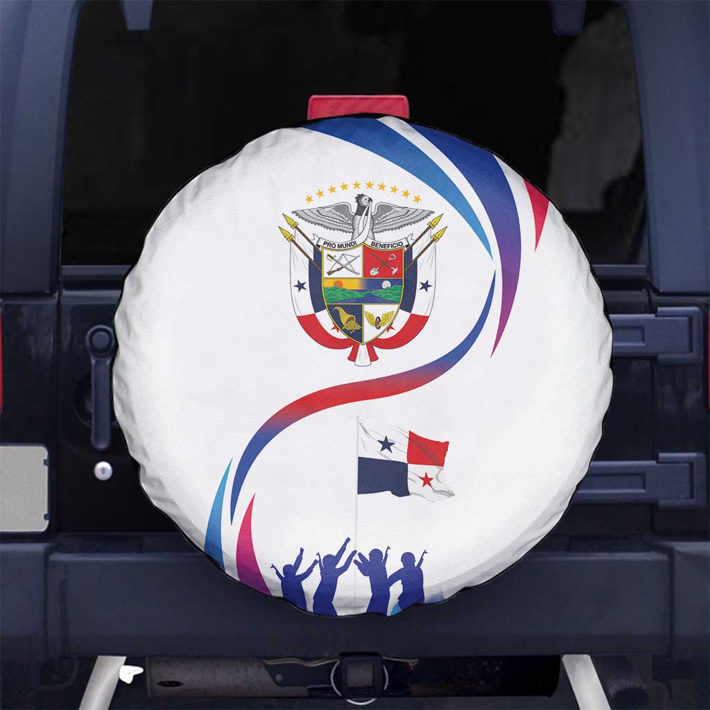 Panama Independence Day Spare Tire Cover Coat of Arms and Freedom - Wonder Print Shop