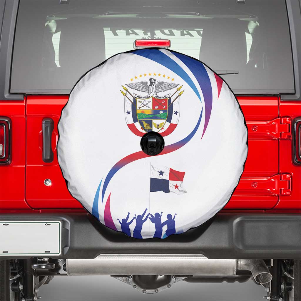 Panama Independence Day Spare Tire Cover Coat of Arms and Freedom - Wonder Print Shop