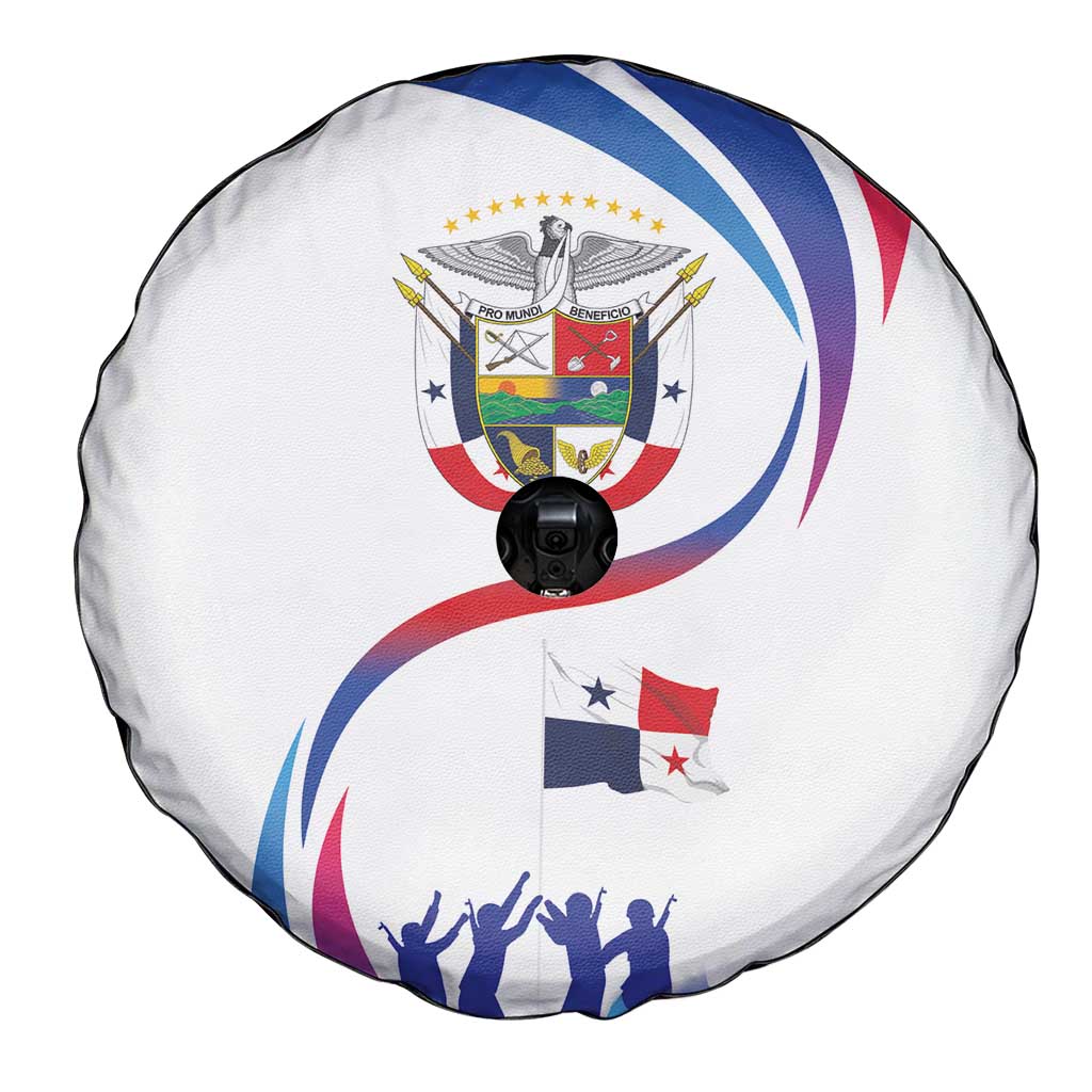 Panama Independence Day Spare Tire Cover Coat of Arms and Freedom - Wonder Print Shop