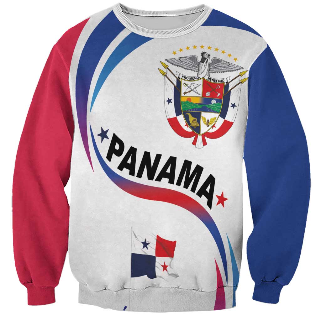 Panama Independence Day Sweatshirt Coat of Arms and Freedom - Wonder Print Shop