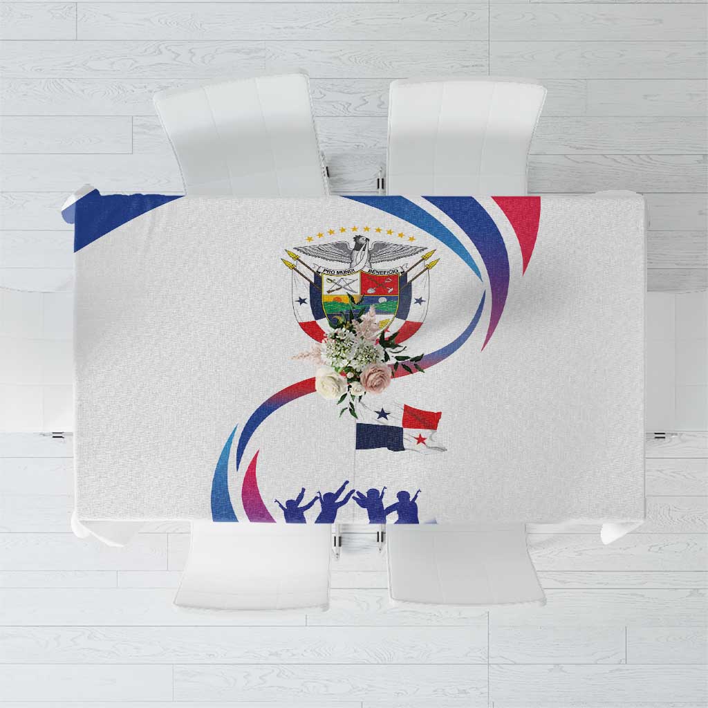 Panama Independence Day Tablecloth Coat of Arms and Freedom - Wonder Print Shop