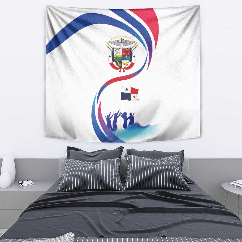 Panama Independence Day Tapestry Coat of Arms and Freedom - Wonder Print Shop