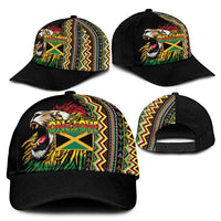 Jamaican Reggae-One Love Classic Cap Tribal African Pattern and Roaring Lion - Wonder Print Shop