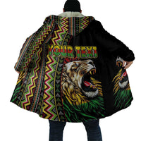 Personalized Jamaican Reggae-One Love Cloak Tribal African Pattern and Roaring Lion - Wonder Print Shop