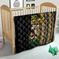 Jamaican Reggae-One Love Quilt Tribal African Pattern and Roaring Lion - Wonder Print Shop