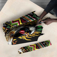 Jamaican Reggae-One Love Umbrella Tribal African Pattern and Roaring Lion - Wonder Print Shop