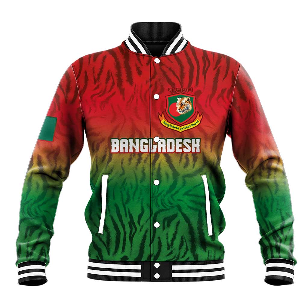 Custom Bangladesh Cricket-The Tigers Baseball Jacket