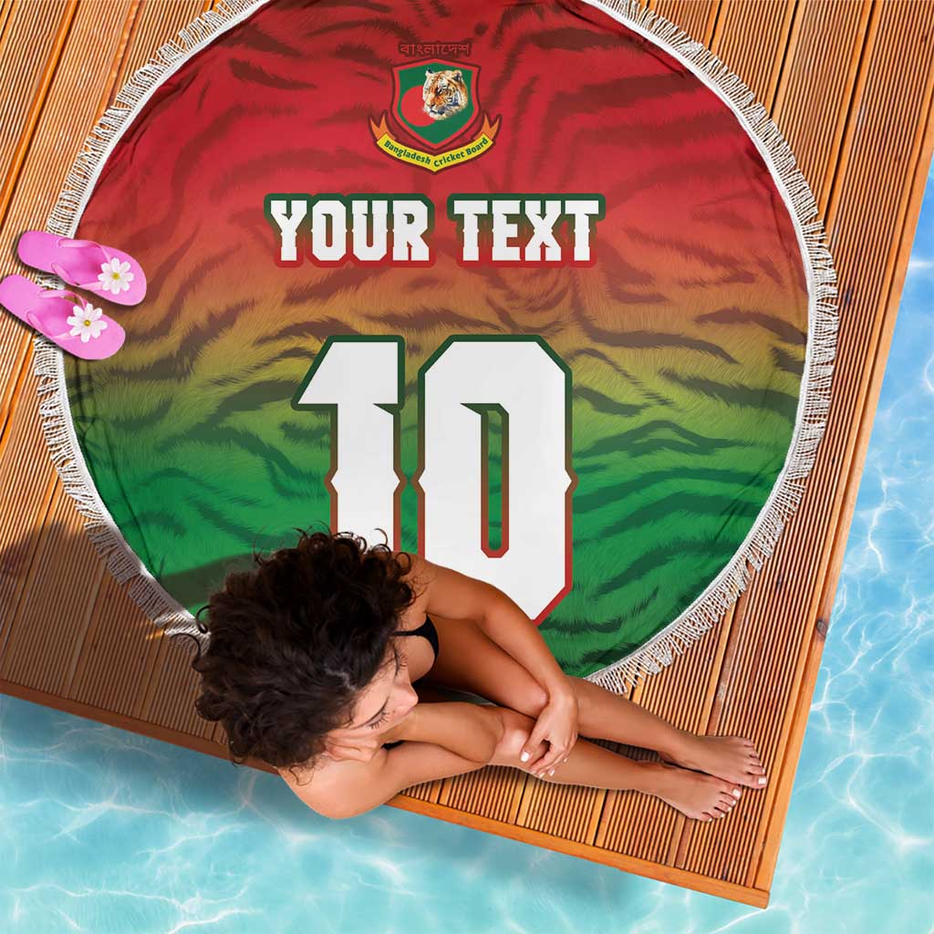 Custom Bangladesh Cricket-The Tigers Beach Blanket