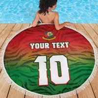 Custom Bangladesh Cricket-The Tigers Beach Blanket