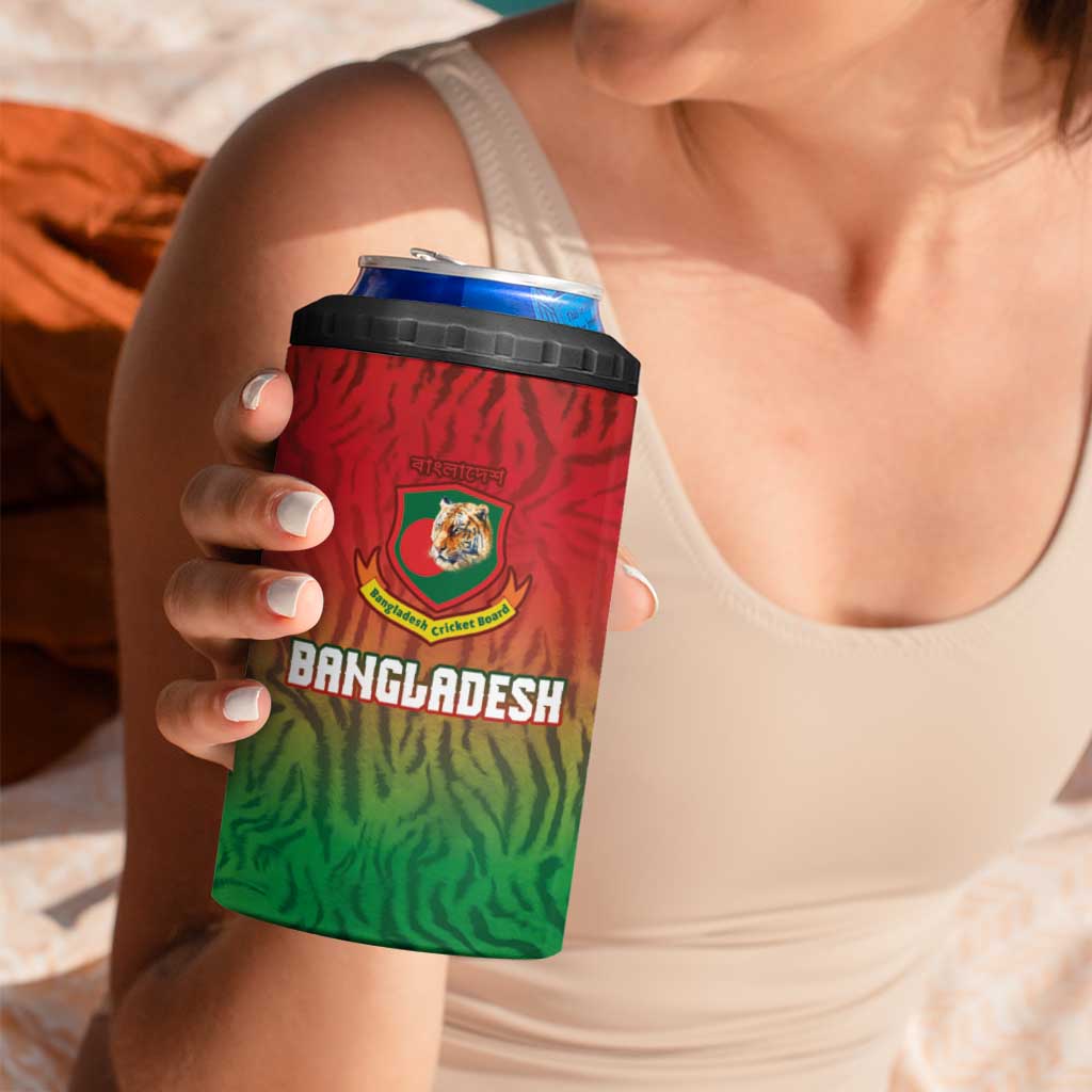 Custom Bangladesh Cricket-The Tigers 4 in 1 Can Cooler Tumbler
