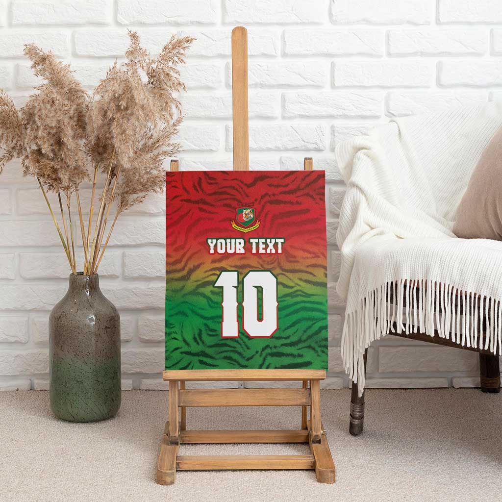 Custom Bangladesh Cricket-The Tigers Canvas Wall Art