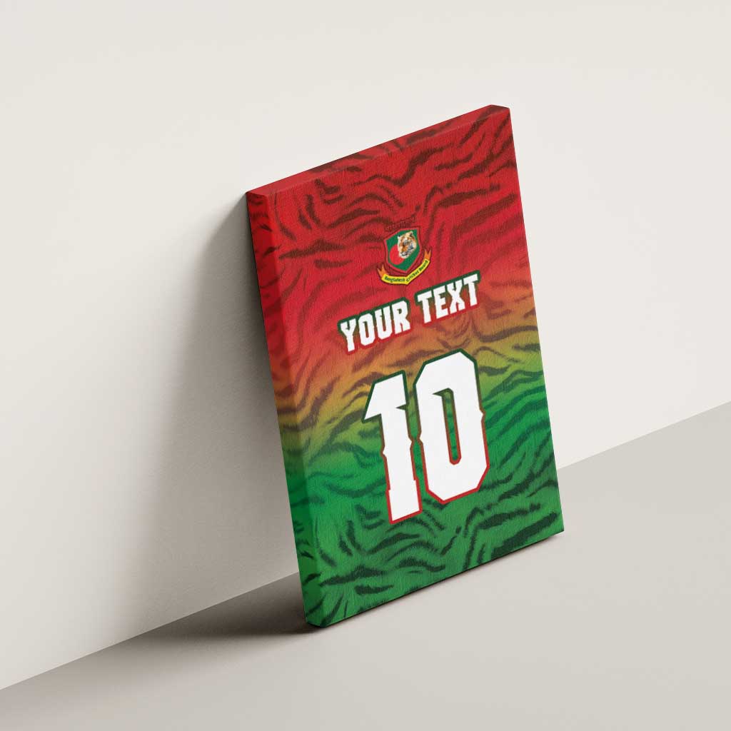 Custom Bangladesh Cricket-The Tigers Canvas Wall Art