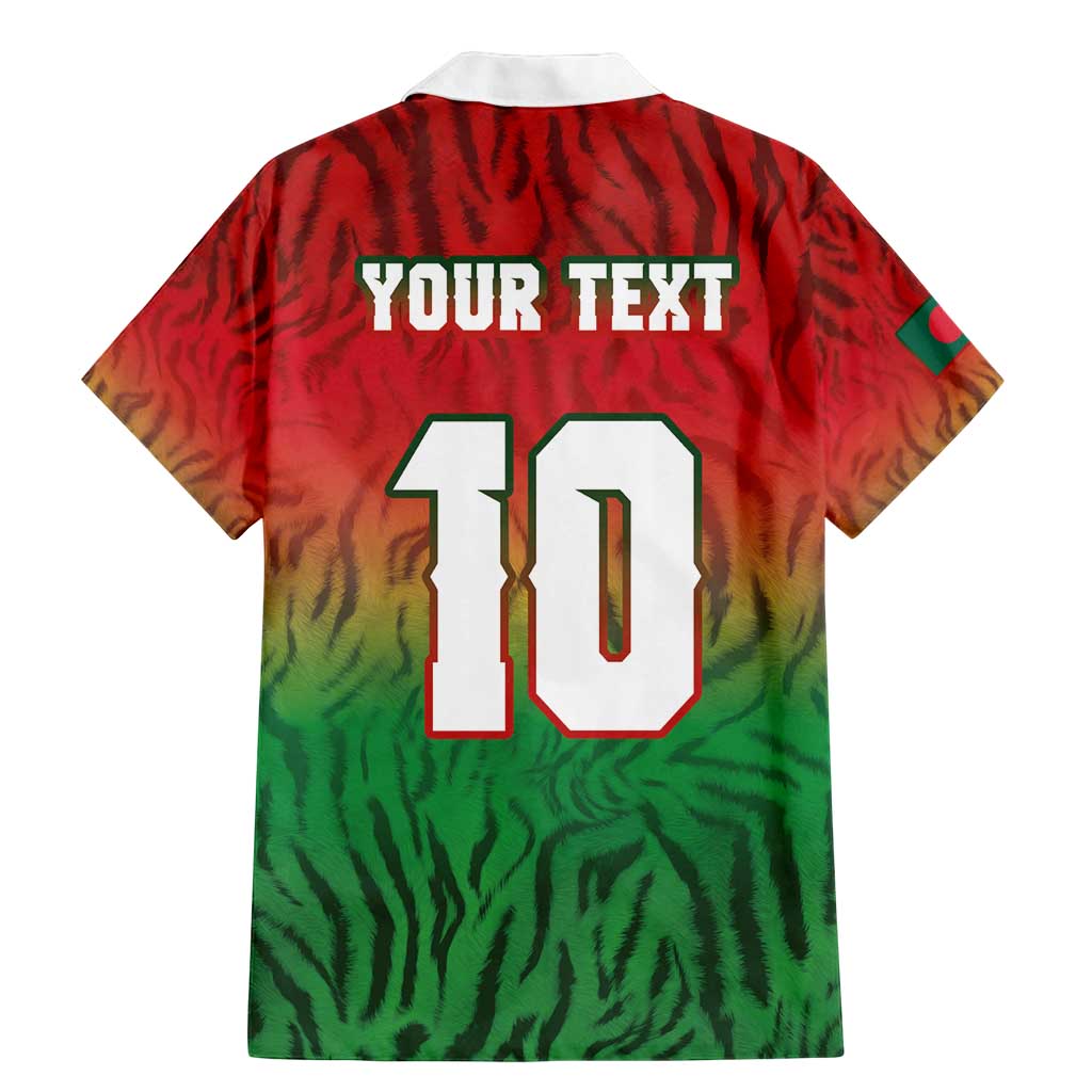 Custom Bangladesh Cricket-The Tigers Family Matching Mermaid Dress and Hawaiian Shirt