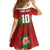 Custom Bangladesh Cricket-The Tigers Family Matching Off The Shoulder Long Sleeve Dress and Hawaiian Shirt