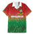 Custom Bangladesh Cricket-The Tigers Family Matching Off The Shoulder Long Sleeve Dress and Hawaiian Shirt