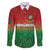 Custom Bangladesh Cricket-The Tigers Family Matching Off The Shoulder Long Sleeve Dress and Hawaiian Shirt