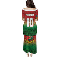 Custom Bangladesh Cricket-The Tigers Family Matching Puletasi and Hawaiian Shirt
