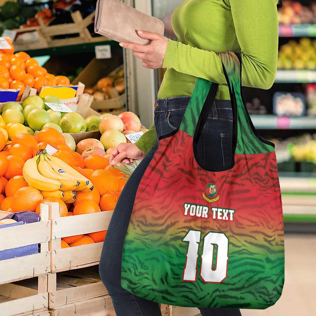 Custom Bangladesh Cricket-The Tigers Grocery Bag