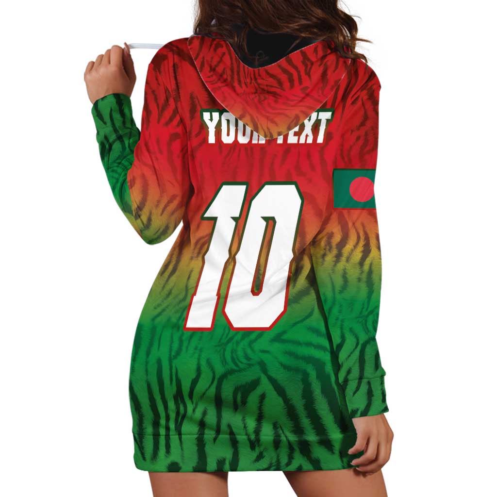 Custom Bangladesh Cricket-The Tigers Hoodie Dress