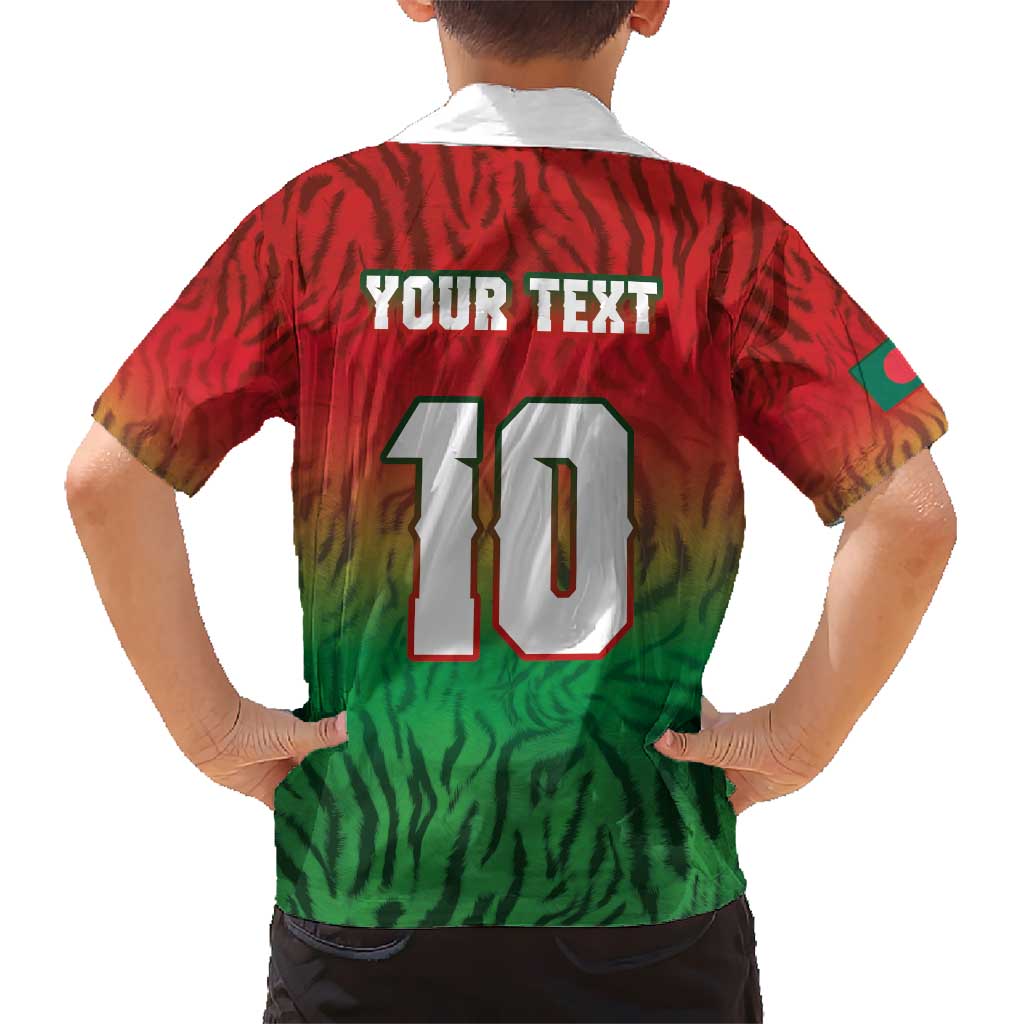 Custom Bangladesh Cricket-The Tigers Kid Hawaiian Shirt