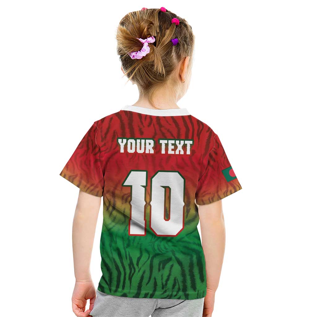 Custom Bangladesh Cricket-The Tigers Kid T Shirt