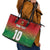 Custom Bangladesh Cricket-The Tigers Leather Tote Bag