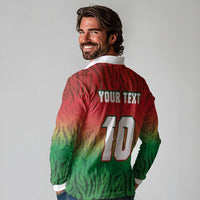 Custom Bangladesh Cricket-The Tigers Long Sleeve Polo Shirt