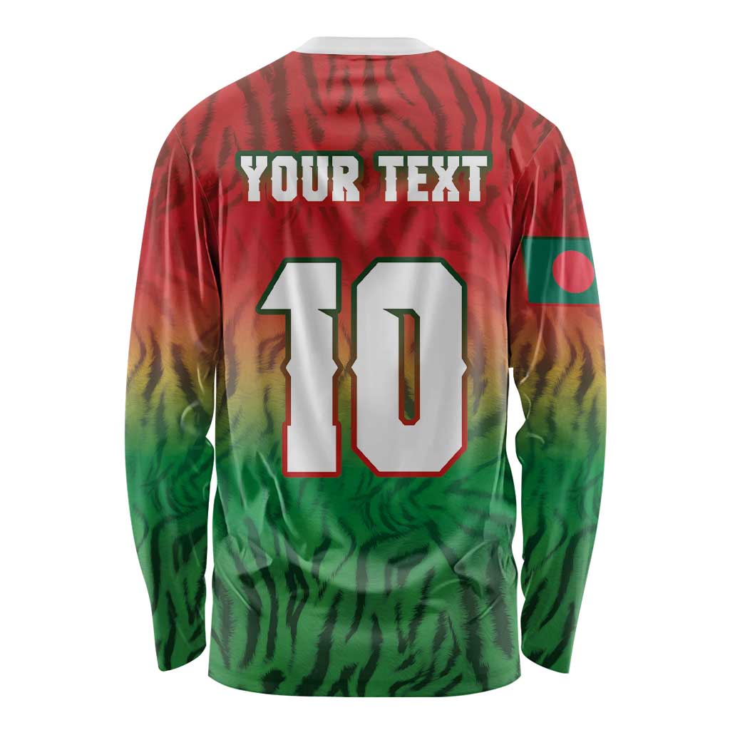 Custom Bangladesh Cricket-The Tigers Long Sleeve Shirt